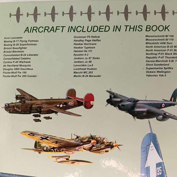 Gatefold Book of World War II Warplanes 36 Pull-Out Gatefolds Hardcover 1995 HC - Picture 12 of 12